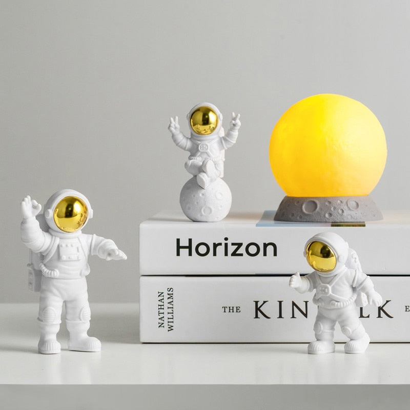 Resin astronaut decor