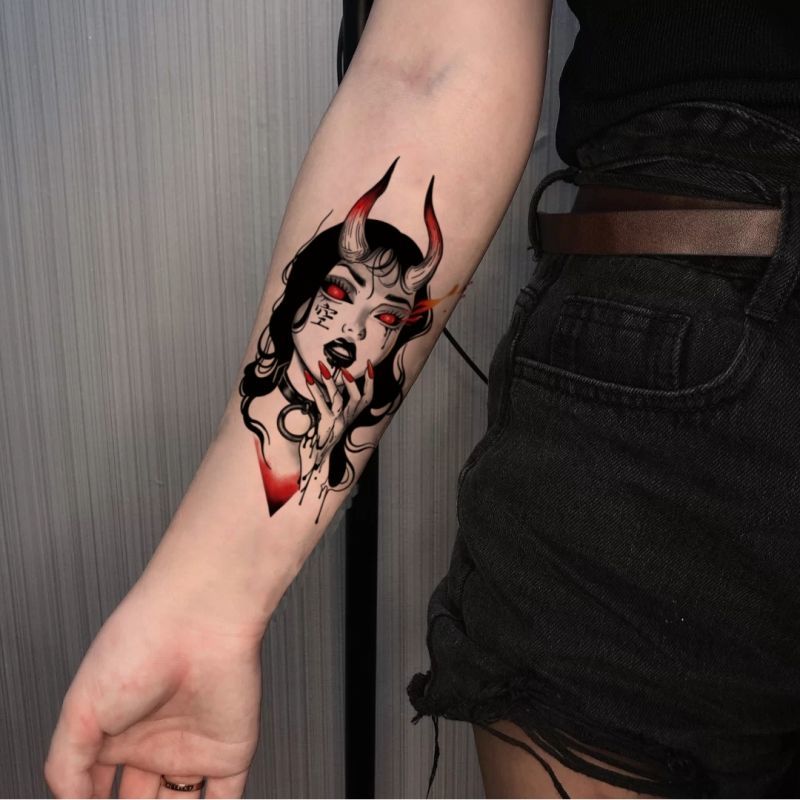 Vincent Van Gogh Waterproof Tattoo Sticker