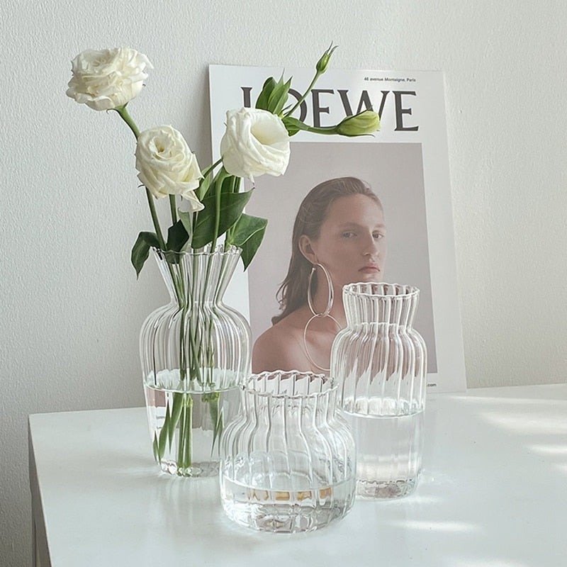 Transparent Glass Vase