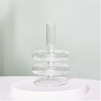 Neptune Glass Candle Holders