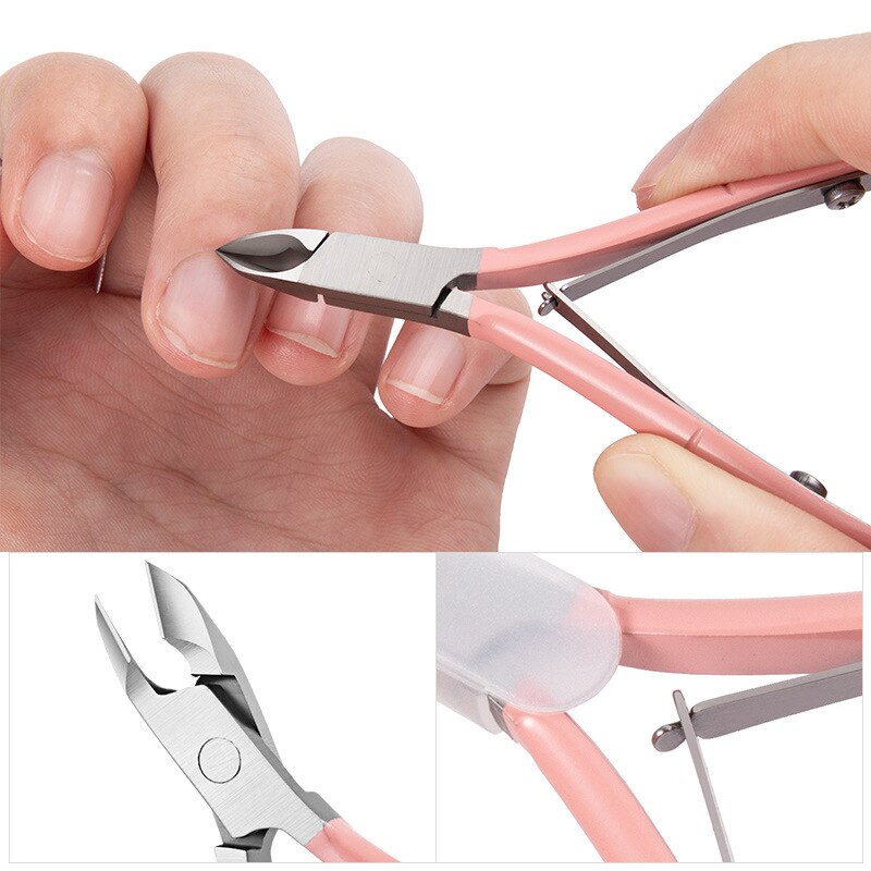 Rose Gold/Pink Nail Cuticle Nipper Clipper