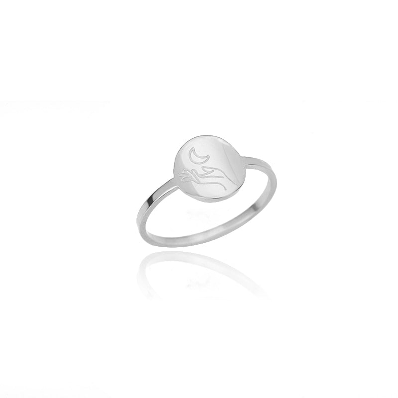 Sun Moon Ring Gold/Silver