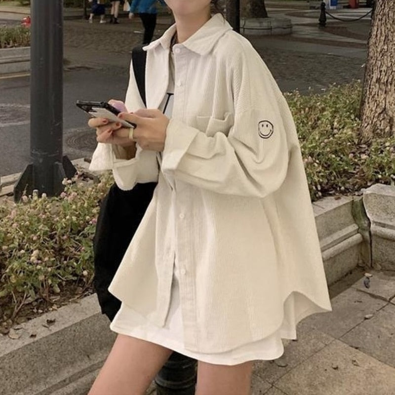 Smiley Corduroy Jacket