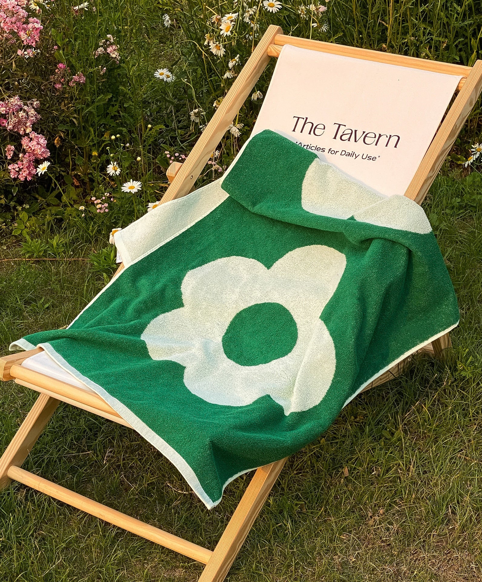 Flower Pure Cotton Towel