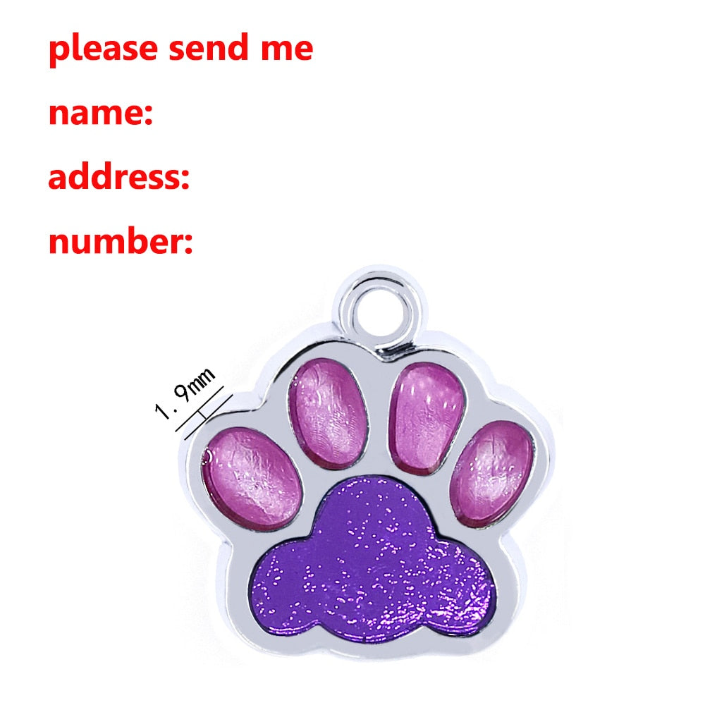 Anti-lost Custom Dog ID Tag Engraved Pet Collar