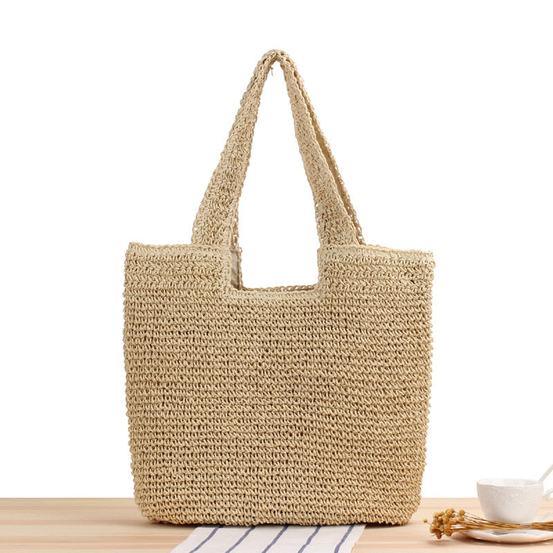 Straw Shoulder Bag