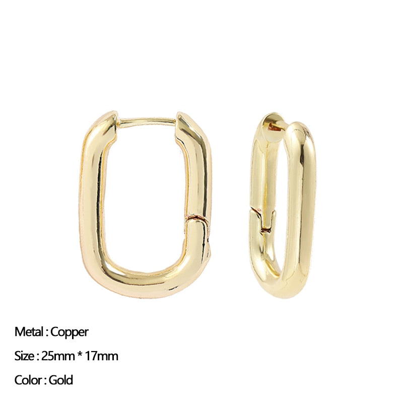 Classic Circle Hoop Earrings