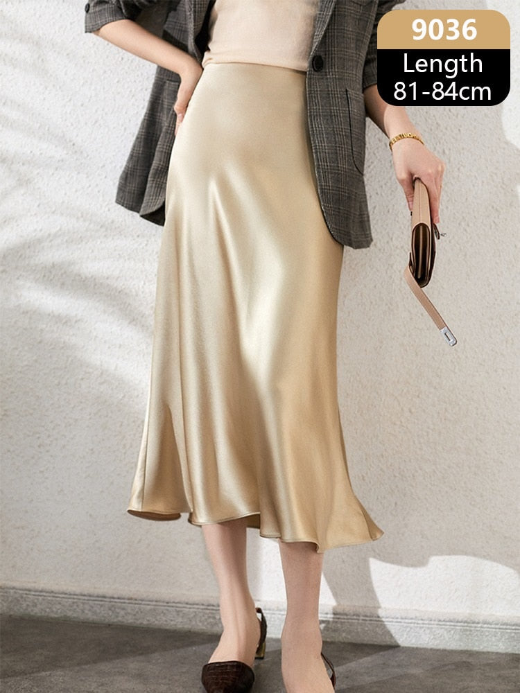 Silk Satin Skirts