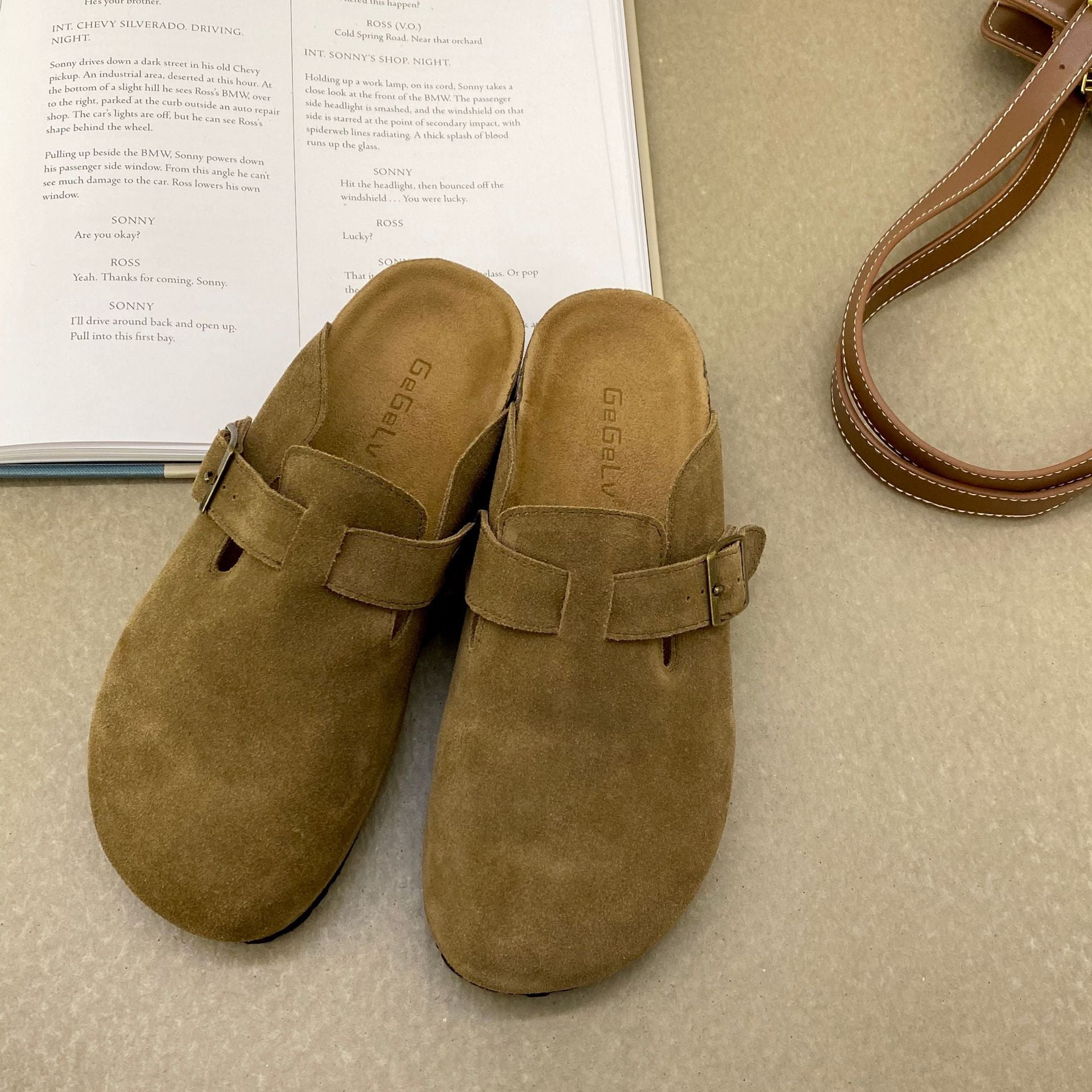 Suede Sandals
