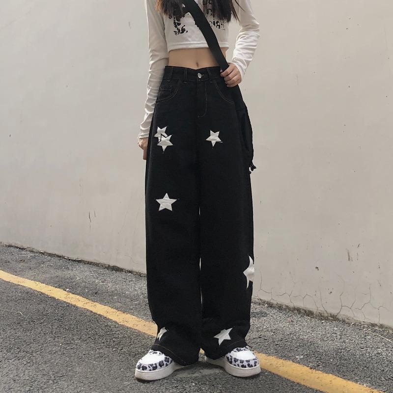 Black Star Cargo Jeans Wide Leg