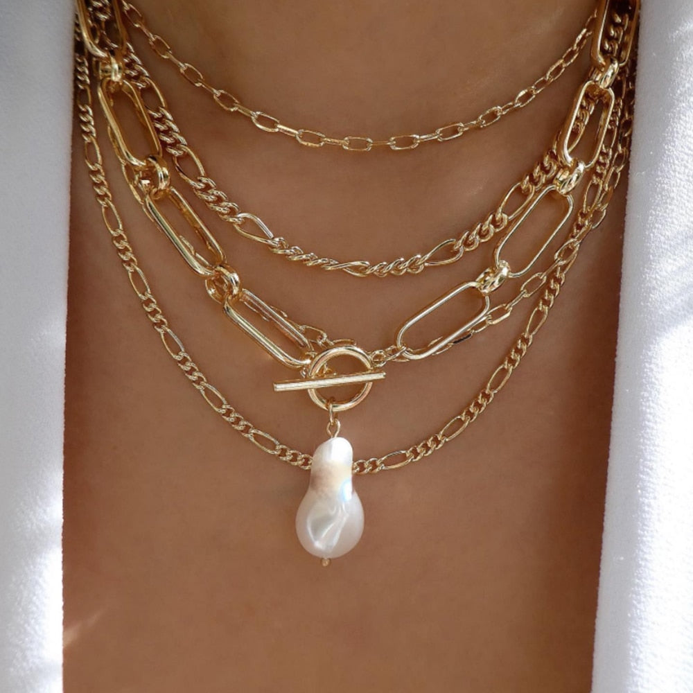 Moon Gold Necklace