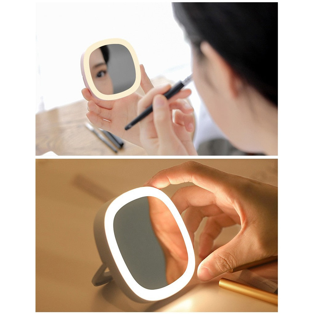 Mini Portable LED Makeup Mirror