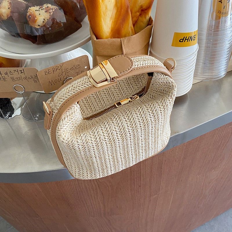 Small Knitting Crossbody Bag