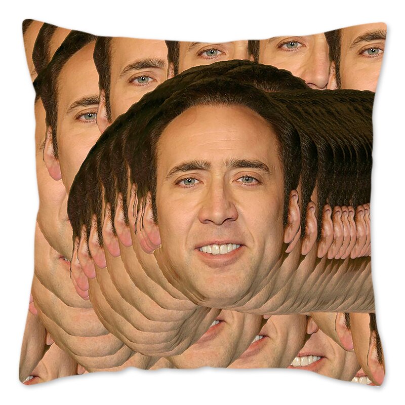 Nicolas Cage Face Pillow