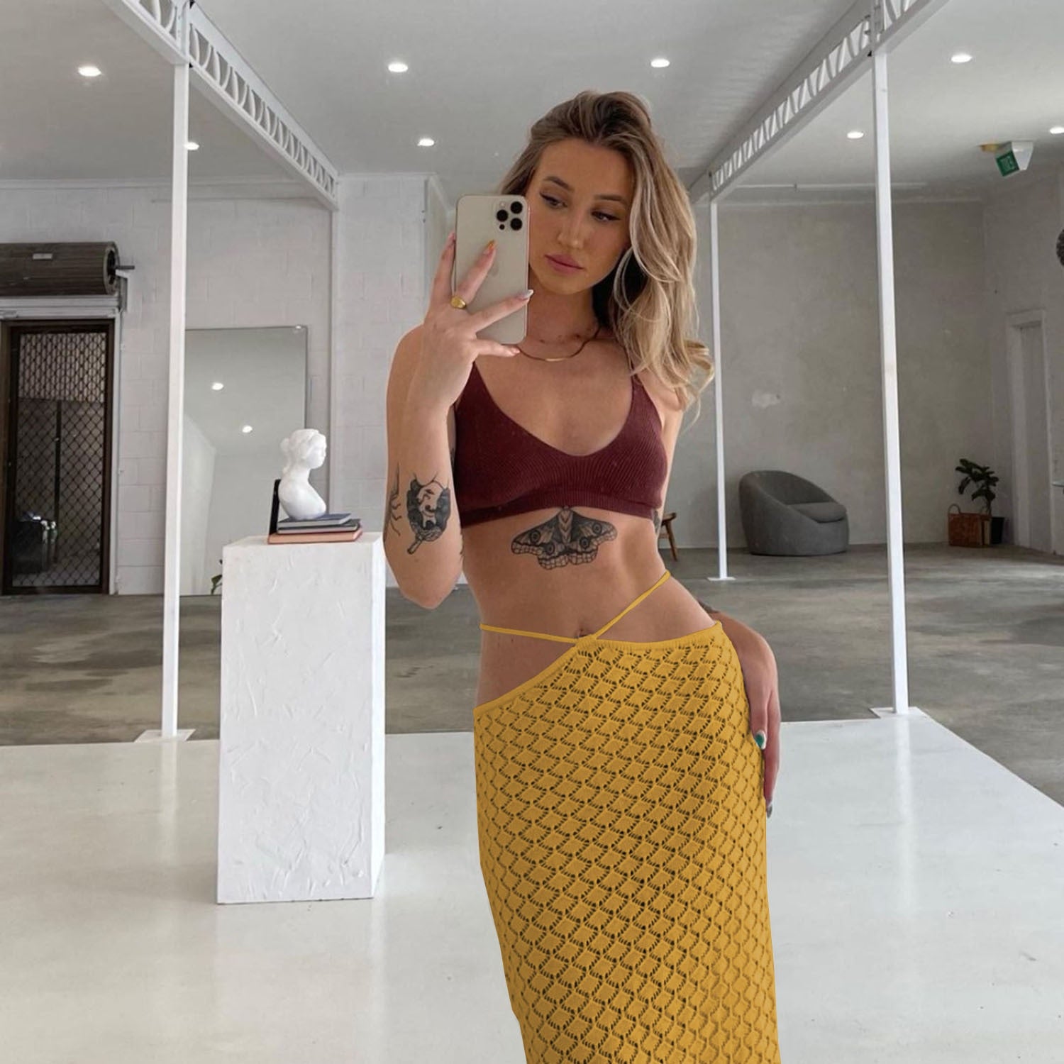 Bandage Maxi Skirt