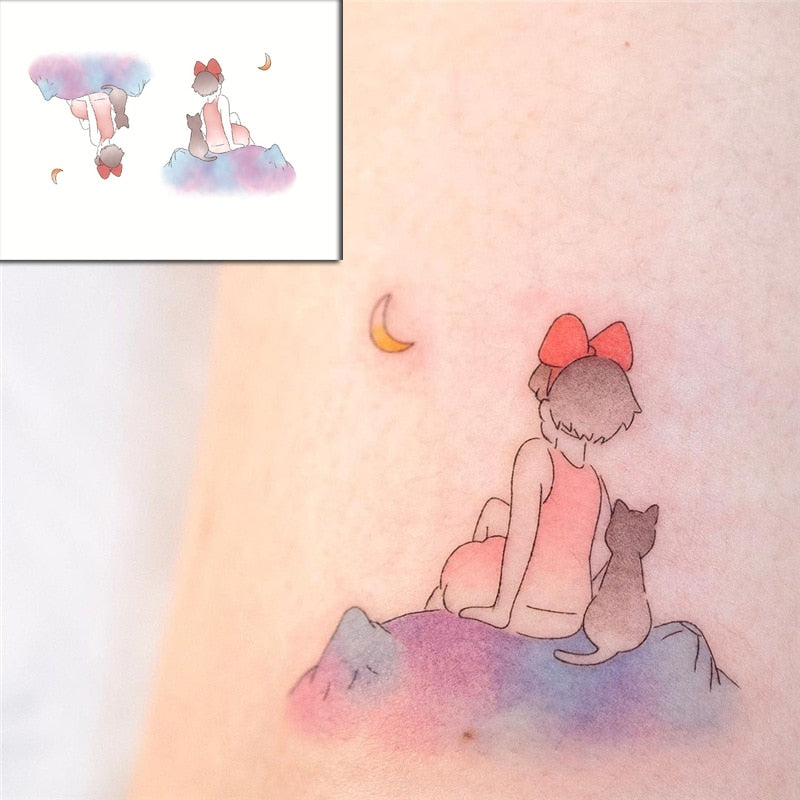 Waterproof SticketTattoo Red Heart