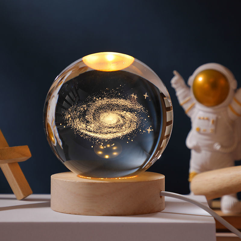 Glowing Planetary Galaxy Crystal Ball Lights