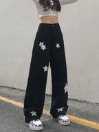 Black Star Cargo Jeans Wide Leg