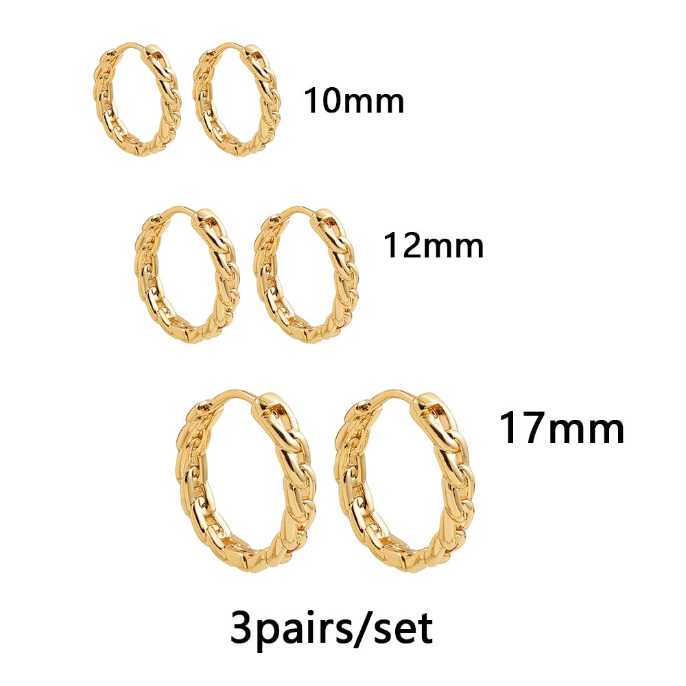 Gold Hoop Earrings