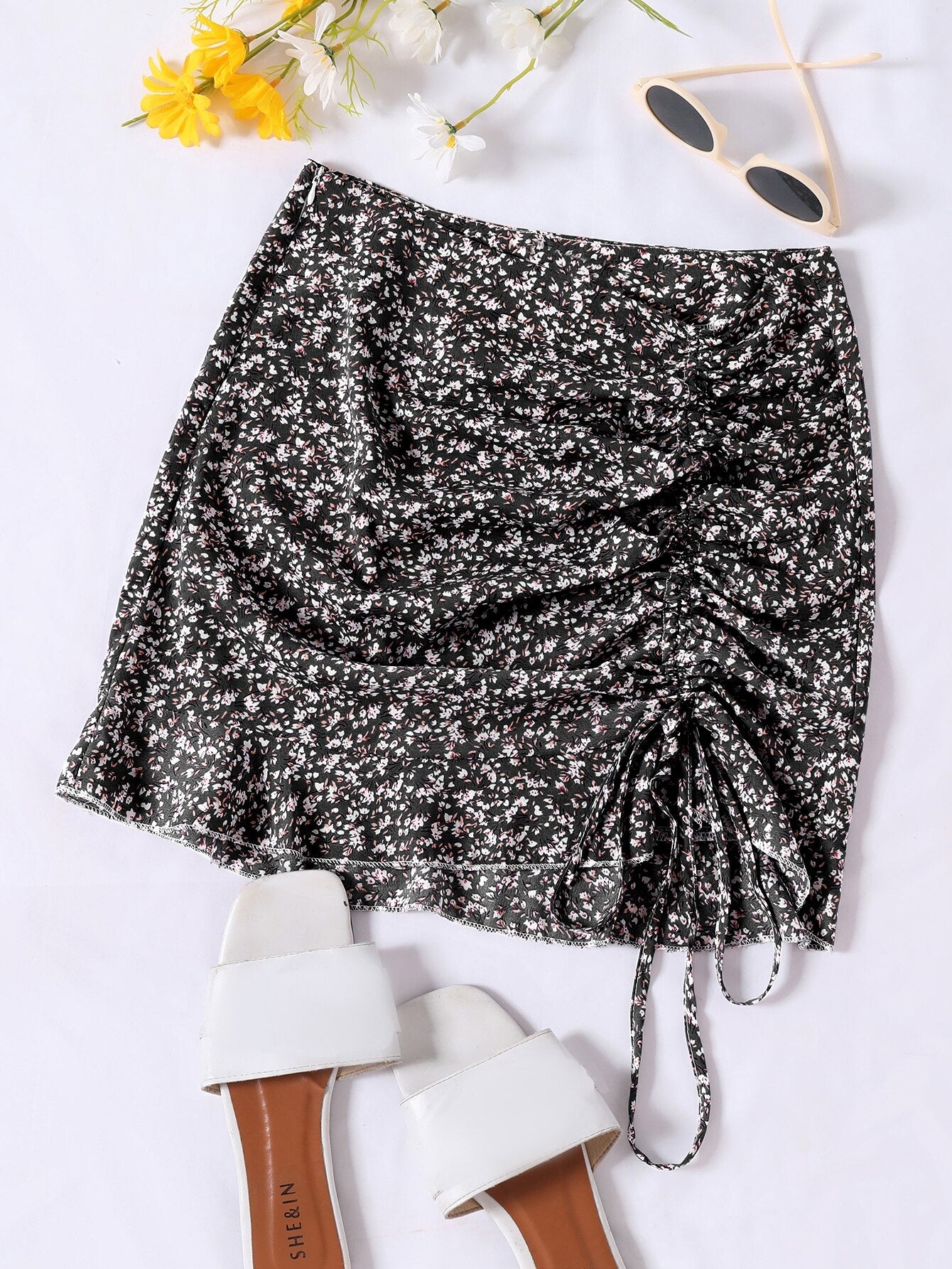 Ruffle Mini Skirt