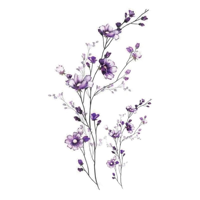 Flower Tattoo Sticker