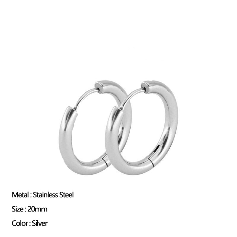 Classic Circle Hoop Earrings