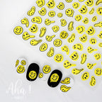 1 sheet Smile Nail Art 3D Stickers