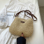 Straw Crossbody Bag