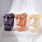 Greek Half Head Candle Mold
