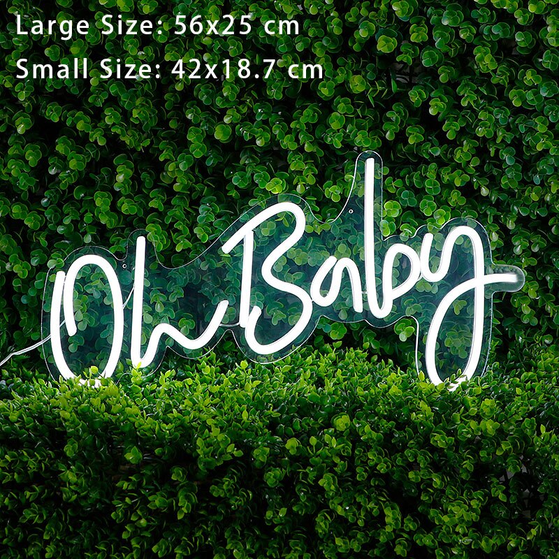 Oh Baby LED Neon Light Signs