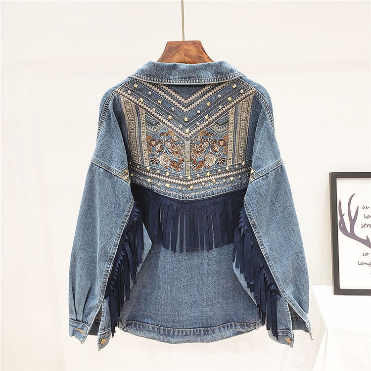 Boho Denim Jacket