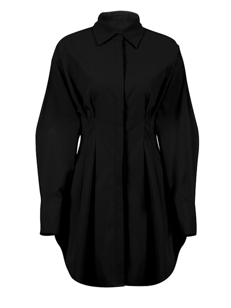 Oversize Shirt Dress Women