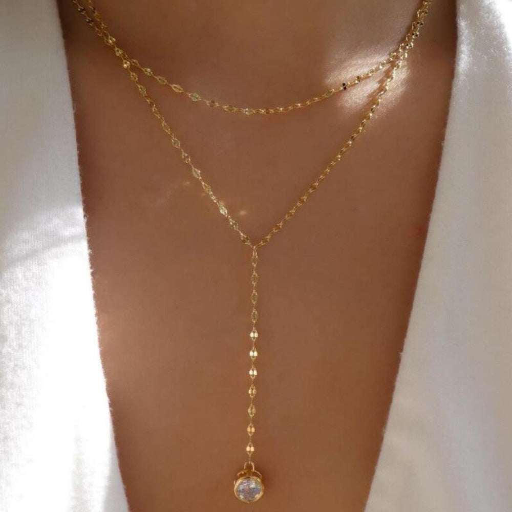 Moon Gold Necklace