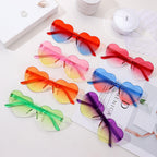 Y2K Love Heart Sunglasses Colorful