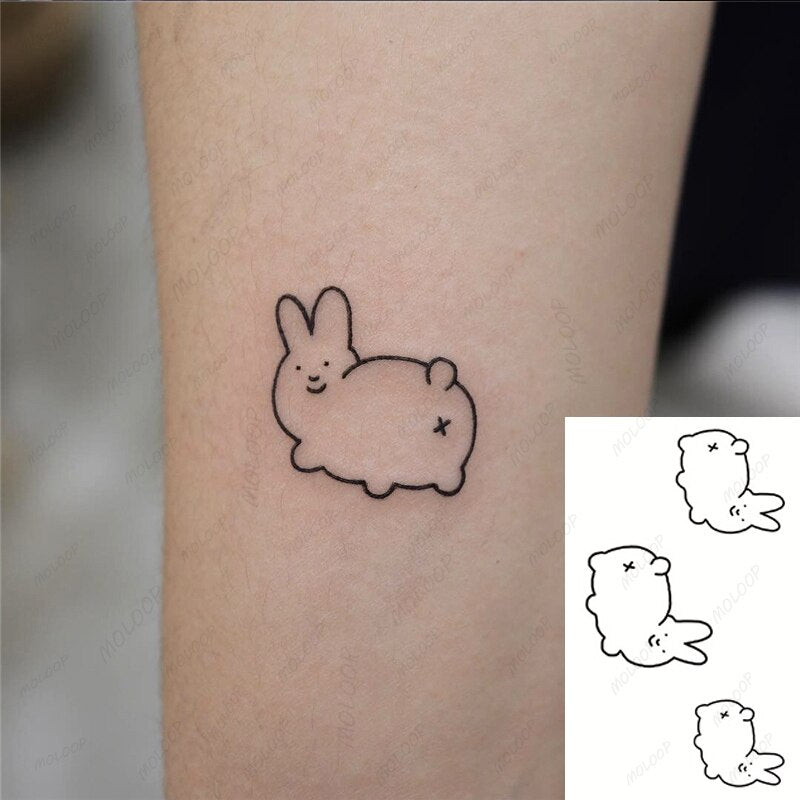 Waterproof SticketTattoo Red Heart