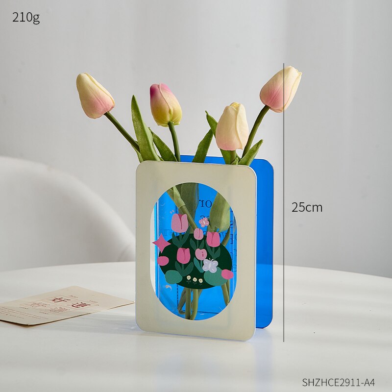 Multicolor Acrylic Vases