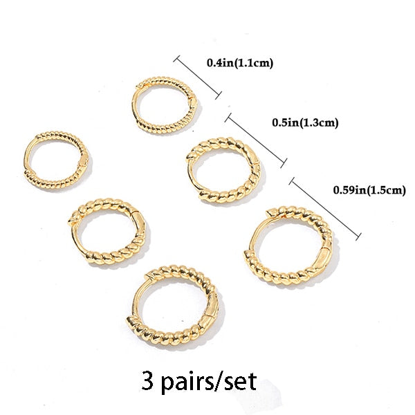 Gold Hoop Earrings