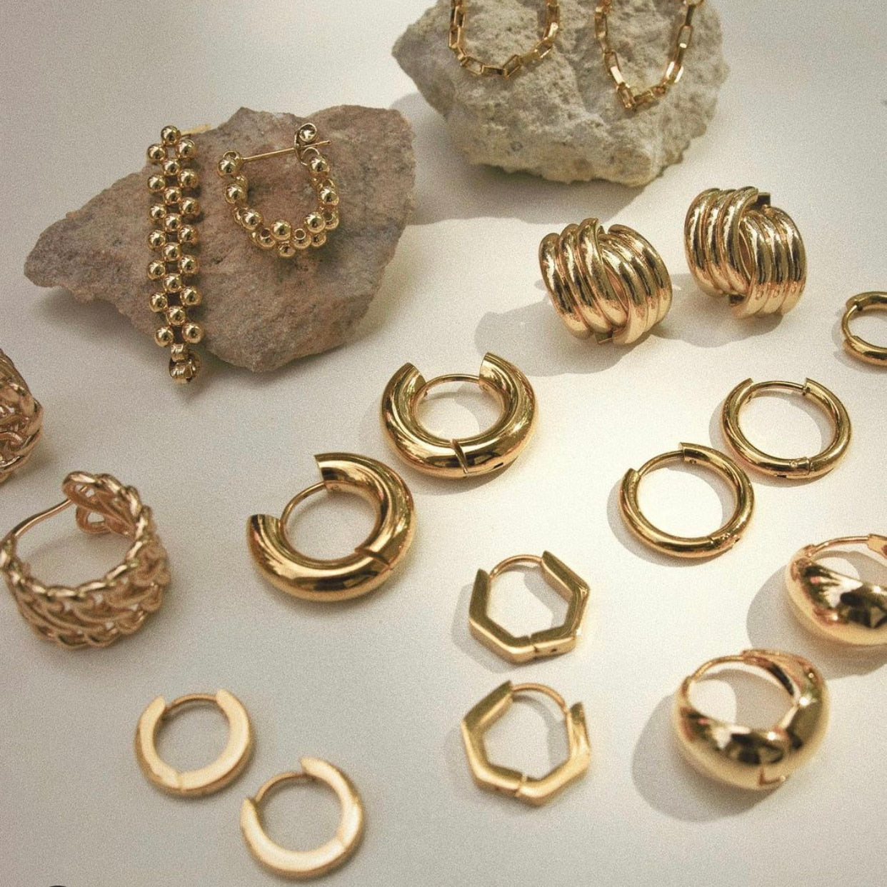 Classic Circle Hoop Earrings