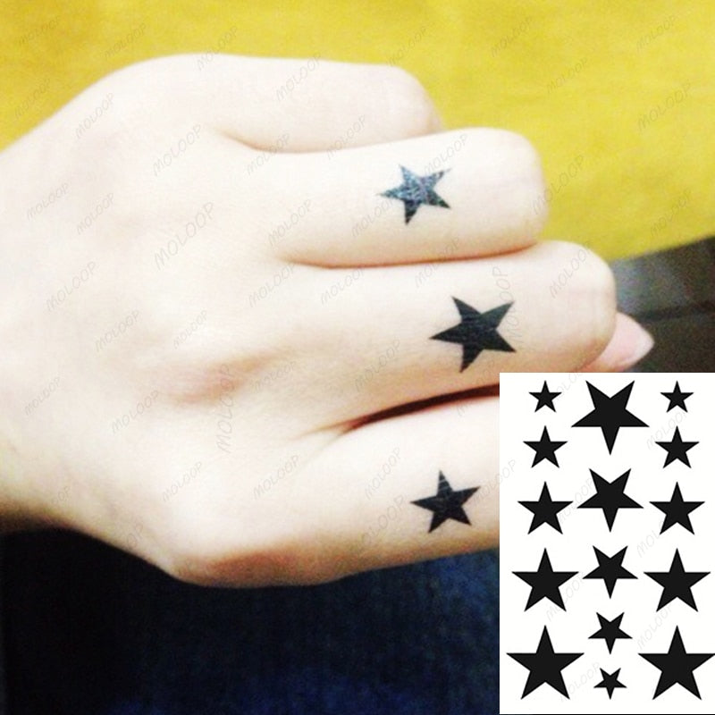 Waterproof SticketTattoo Red Heart