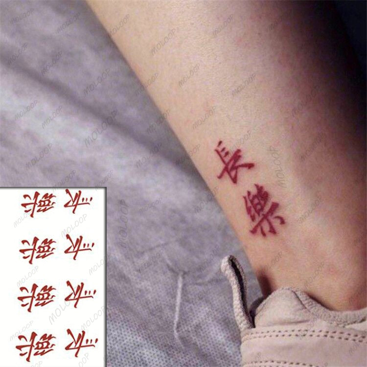 Waterproof SticketTattoo Red Heart