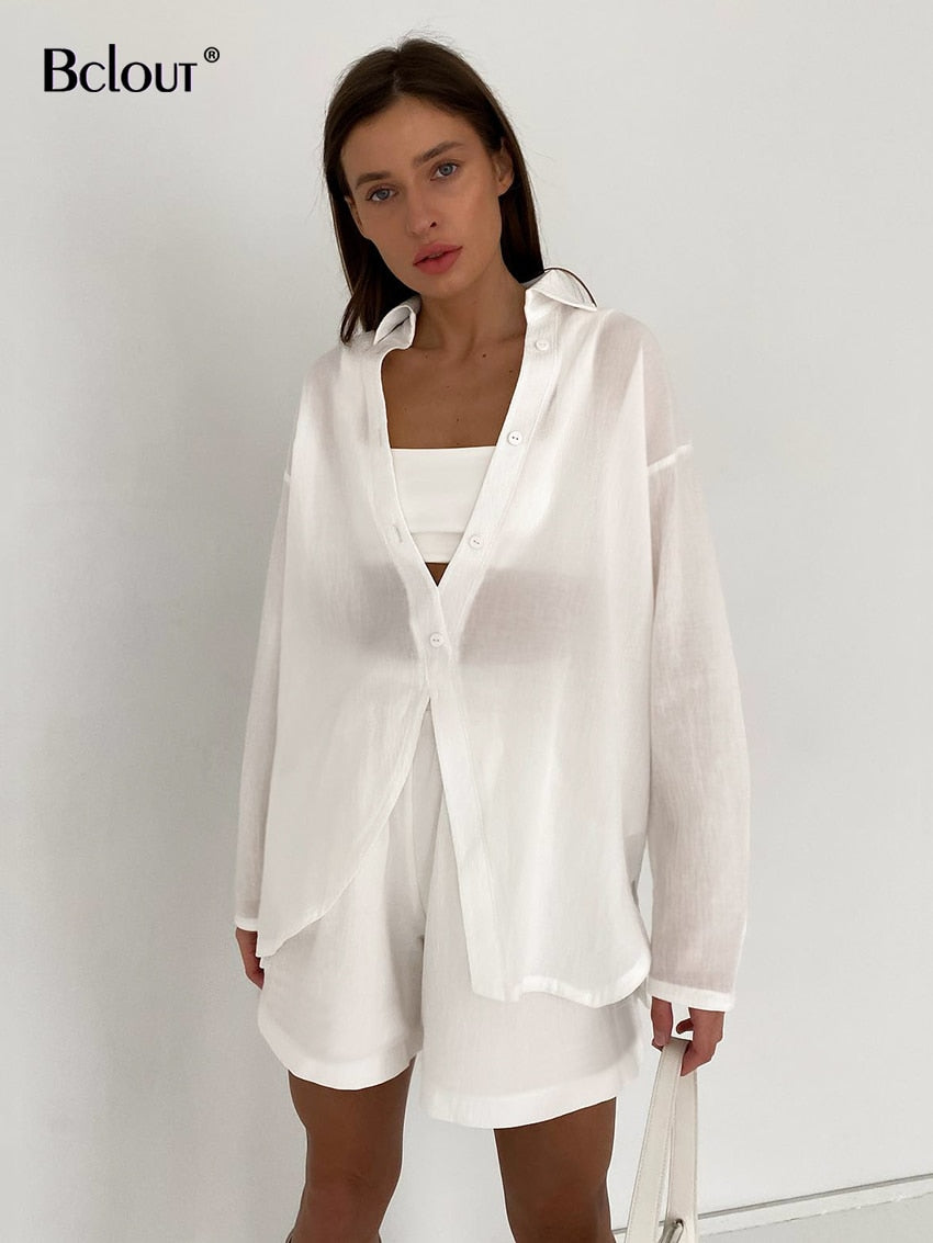 Casual V-Neck Long Sleeve Tops