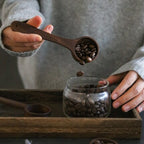 Wooden Coffee Scoops Measuring