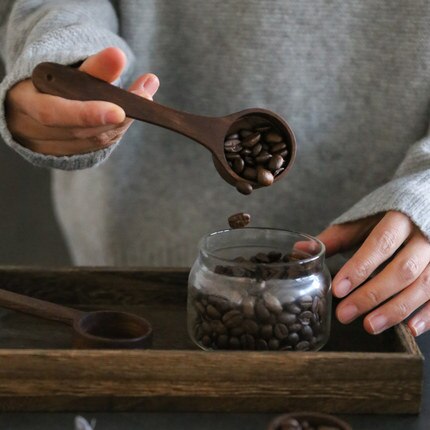 Wooden Coffee Scoops Measuring