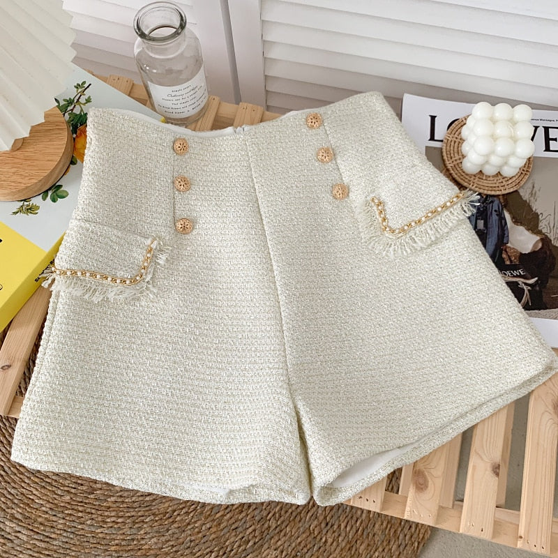 Tweed Pocket Shorts