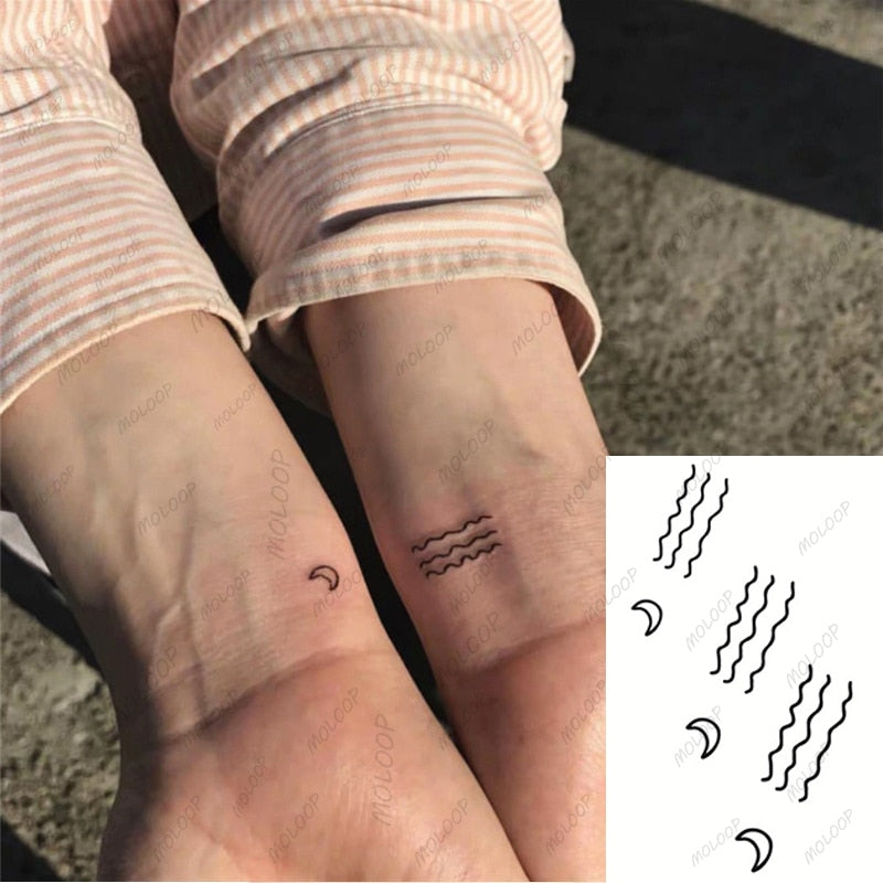 Waterproof SticketTattoo Red Heart