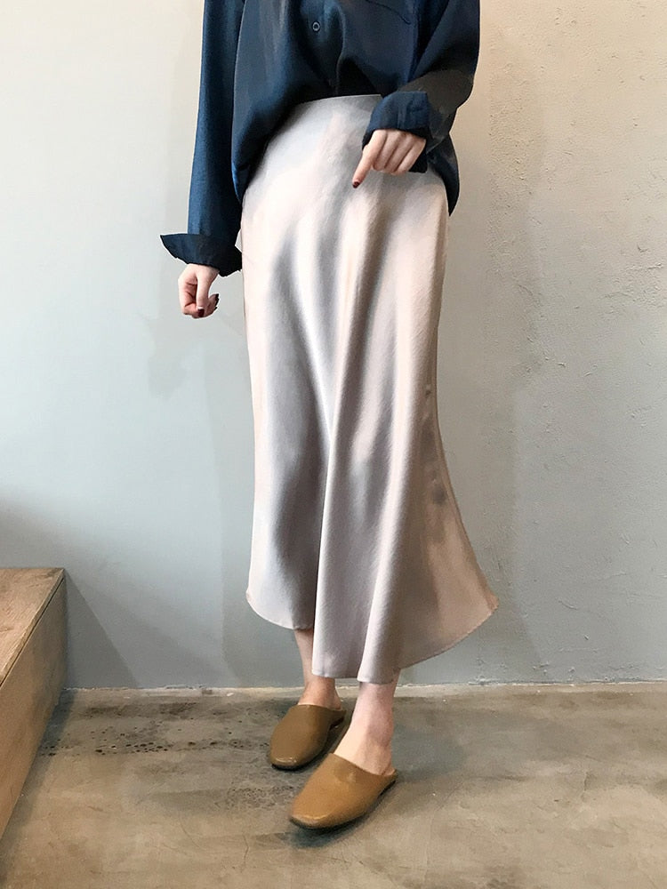 Silk Satin Skirts