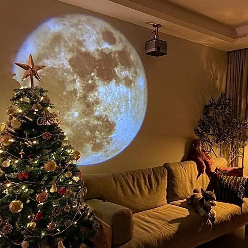 Aurora Moon Galaxy Projection Lamp