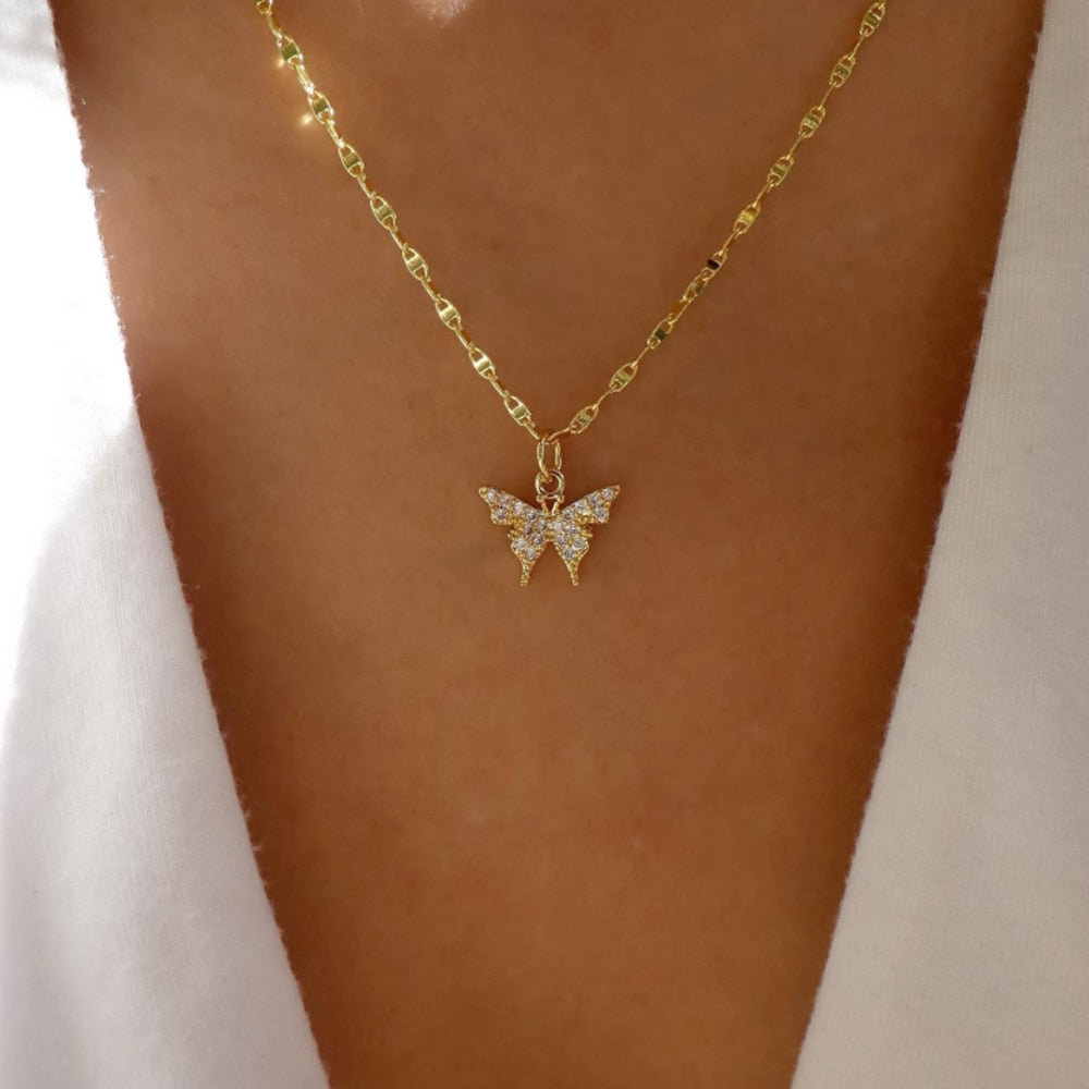 Moon Gold Necklace