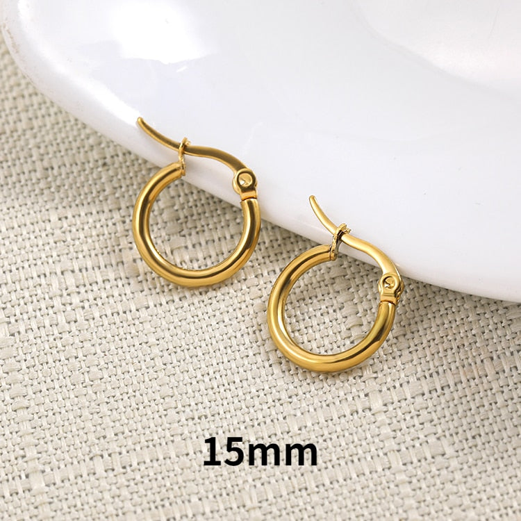 Gold Hoop Earrings