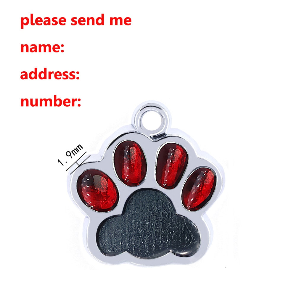 Anti-lost Custom Dog ID Tag Engraved Pet Collar